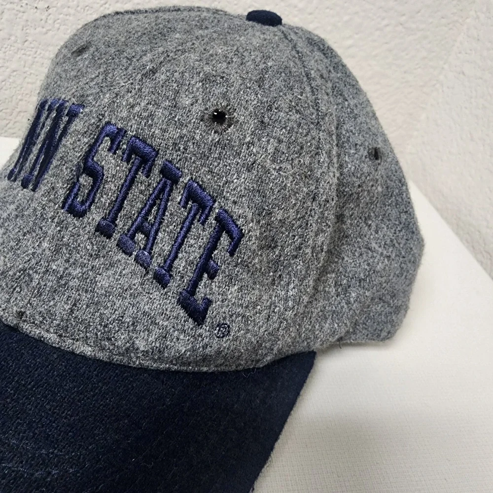 Vintage 90's Penn State University PSU Hat Made In USA Adjustable Embroidered